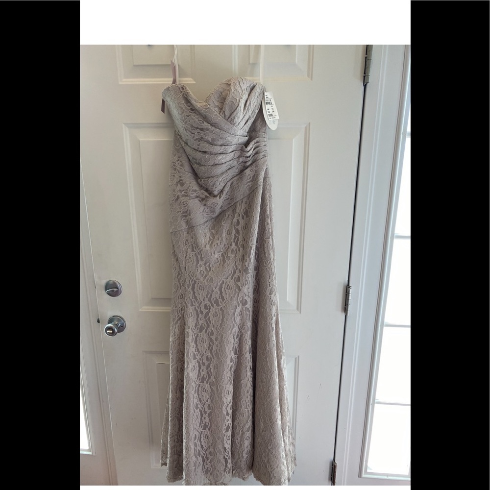 Elegant mother of the bride strapless dress
